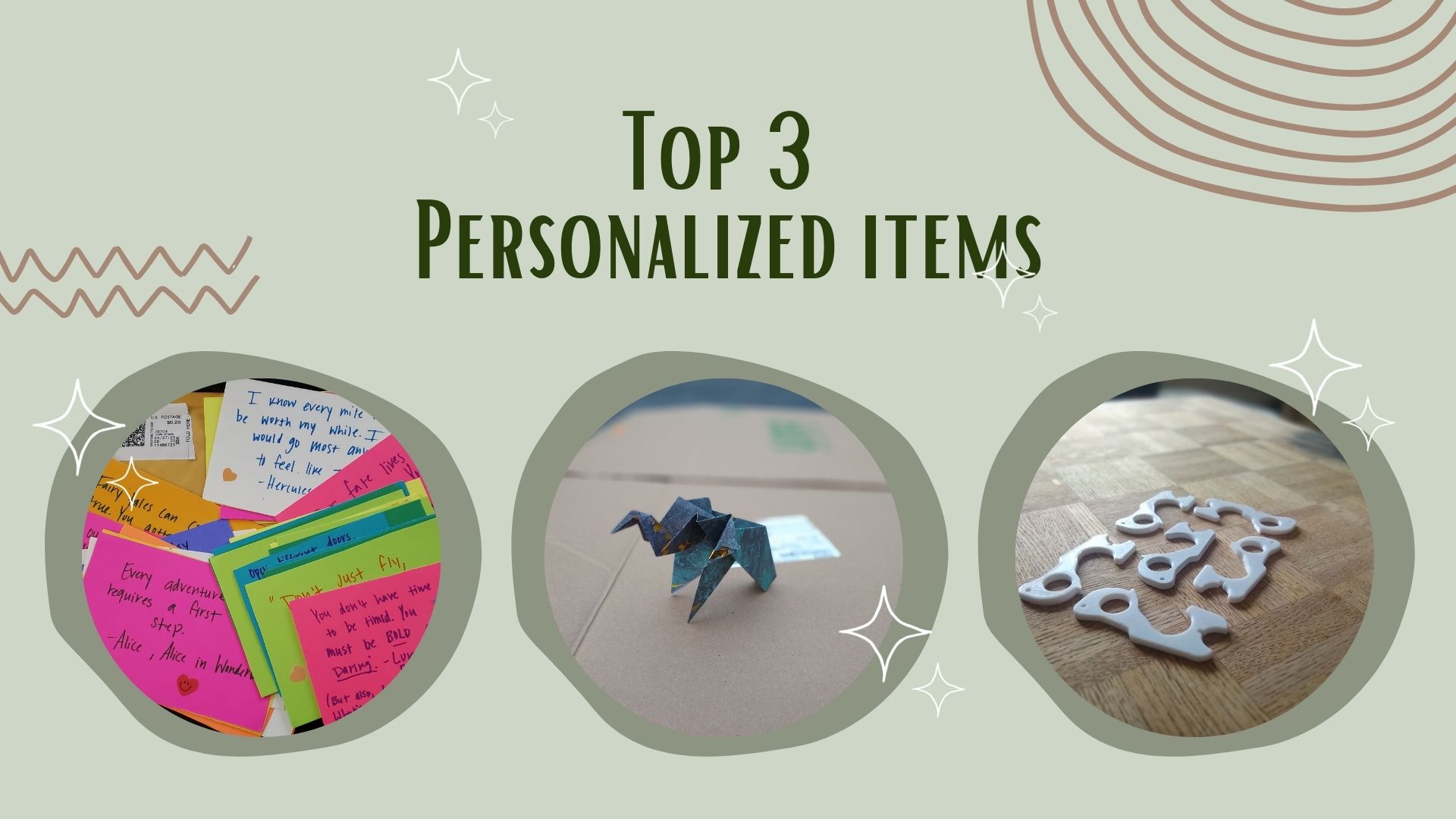 Top 3 Personalized Items